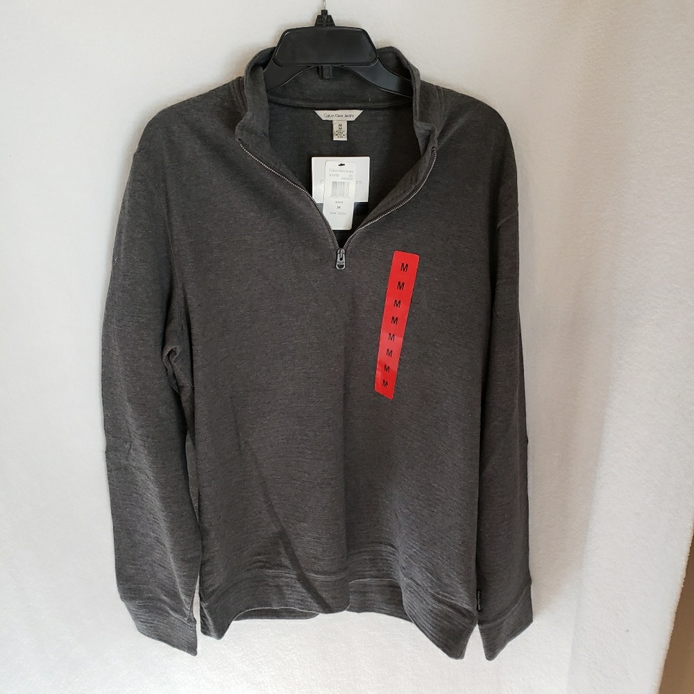 Men's Calvin Klein 1/4 zip longsleeve pullover